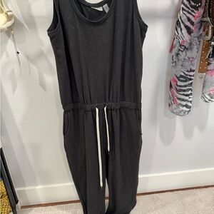 Zella Charcoal Sleeveless Jumpsuit